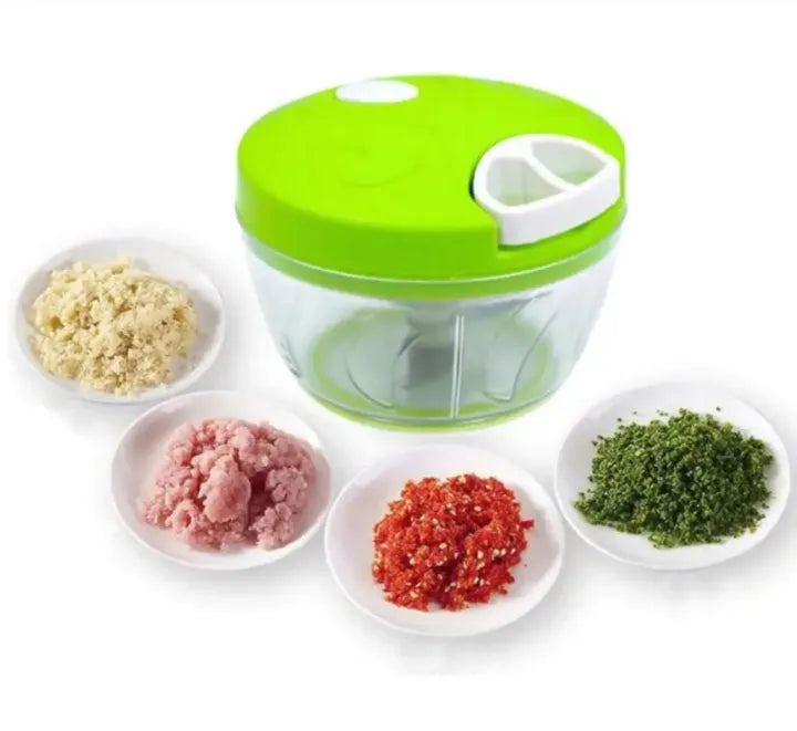 500 ML Manual Food Chopper with 5 Blades Vegetables Chopper cutter Slicer Peeler